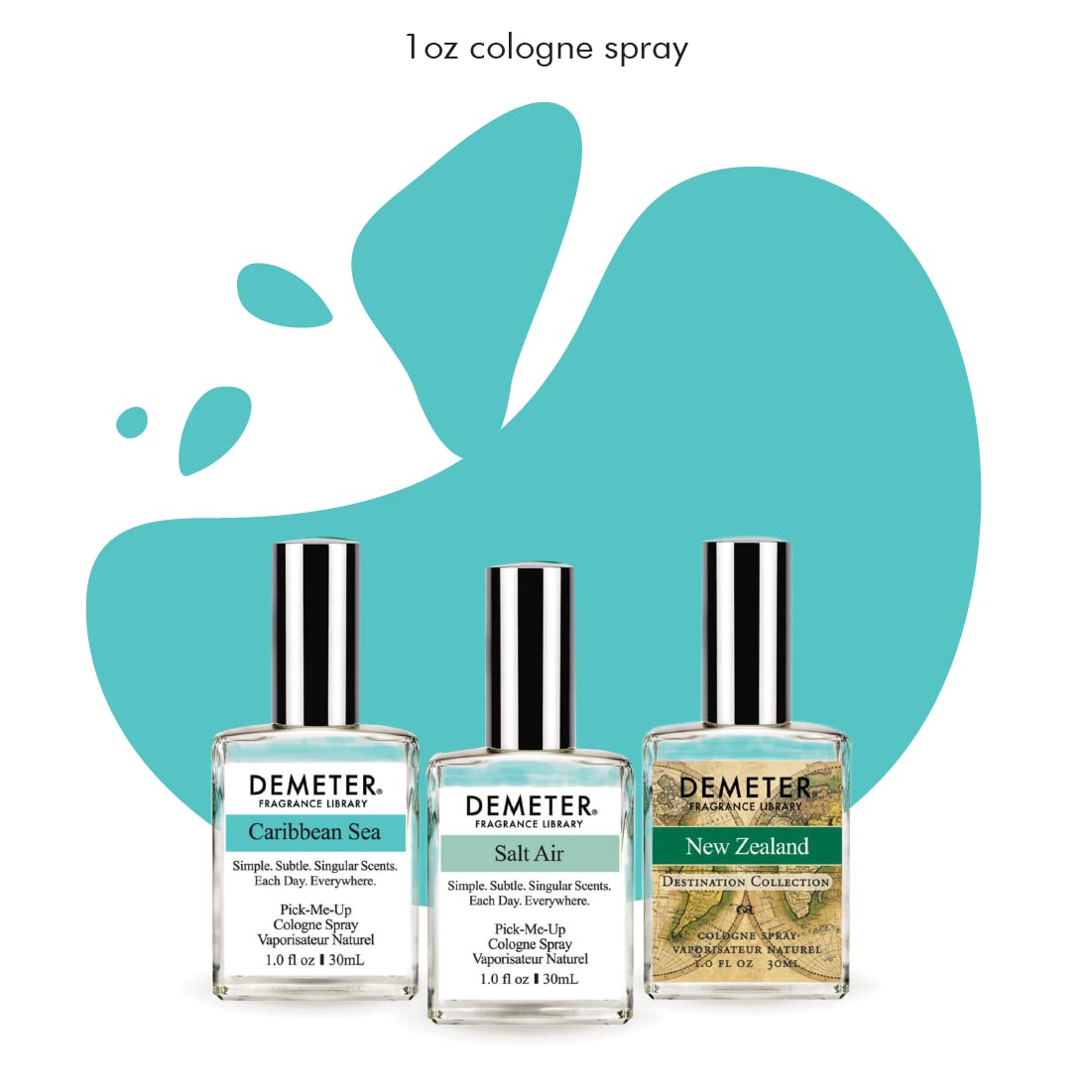 Amazon.com : DEMETER Water Foolproof Blending Set of 3 Perfumes